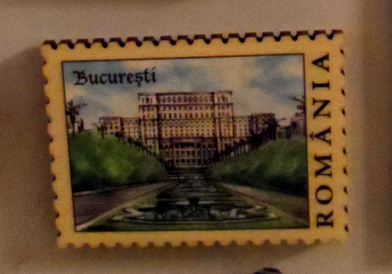 Bucharest fridge magnet souvenir