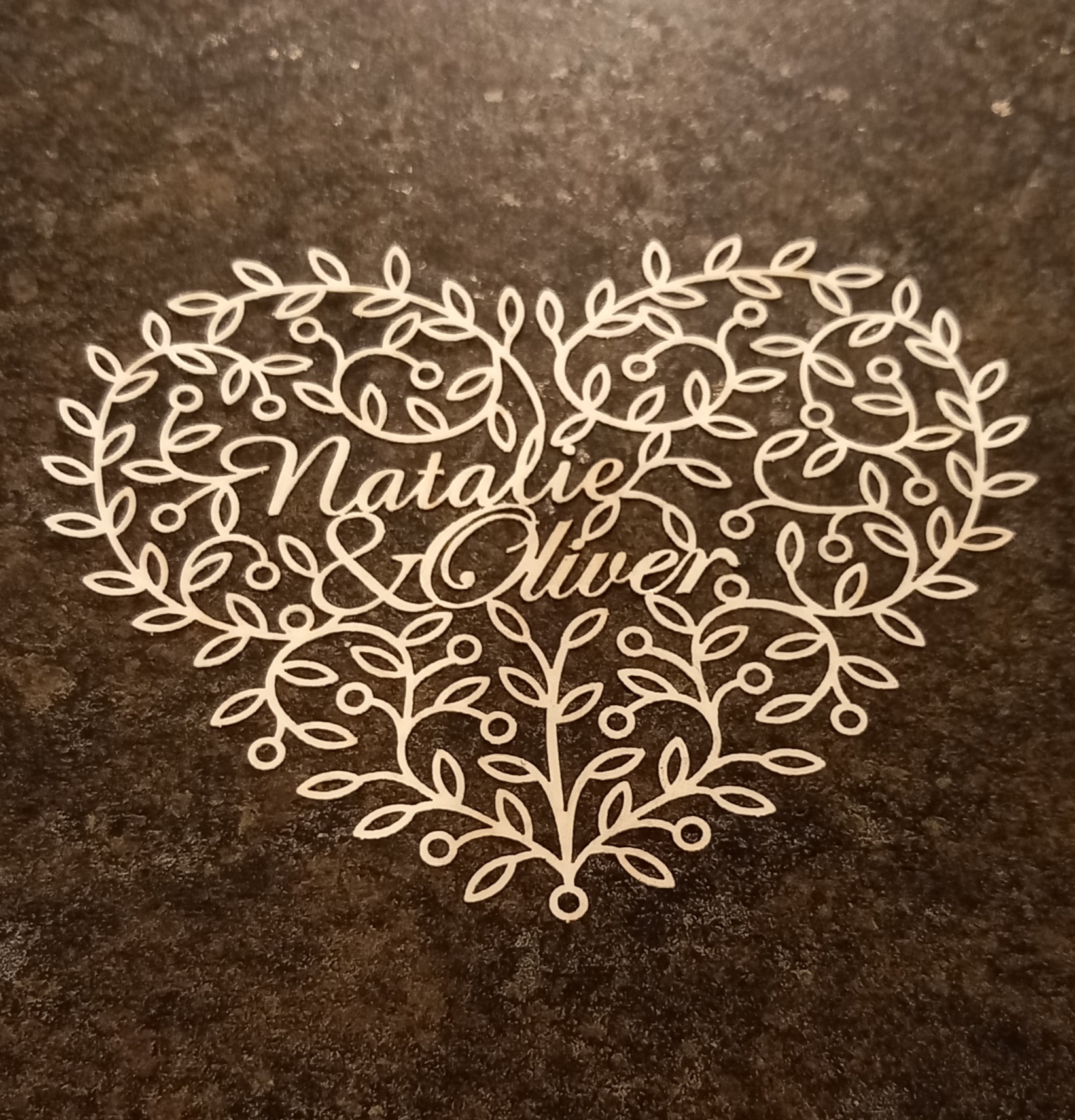 Natalie _ Oliver papercut - Kay Vincent - LaserSister