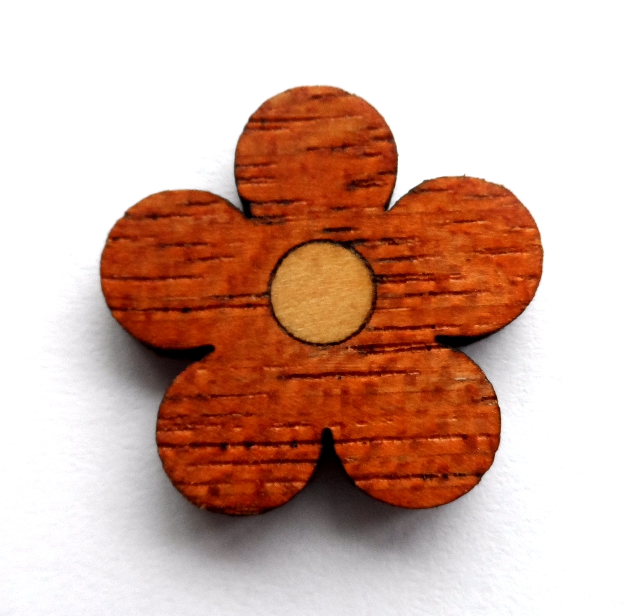 lasercut marquetry flower - Kay Vincent LaserSister