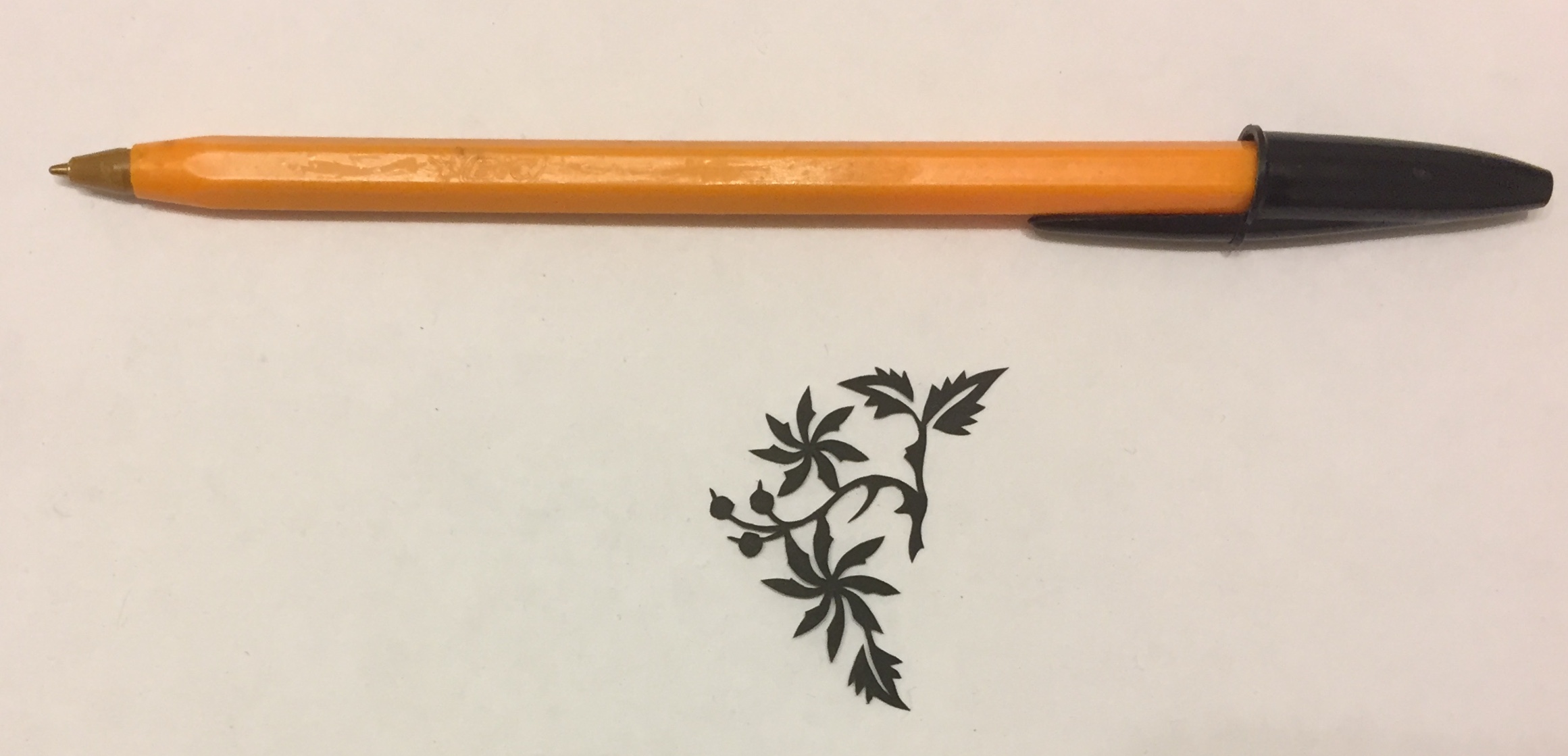 papercut 026 with pen for scale - Kay Vincent LaserSister