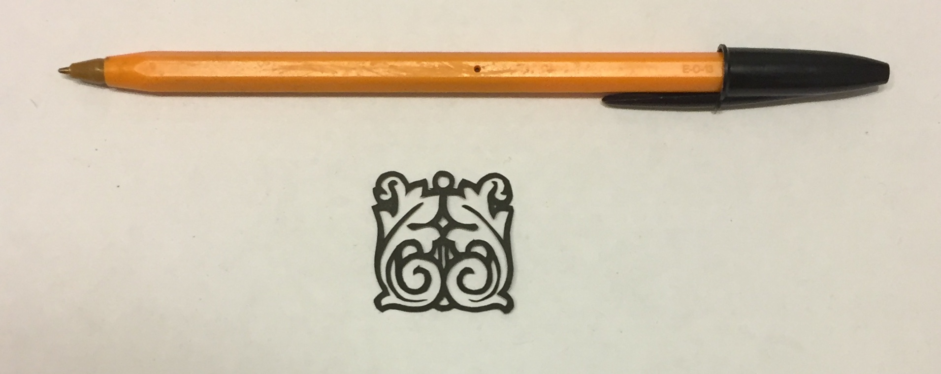 papercut 030 with pen for scale - Kay Vincent LaserSister