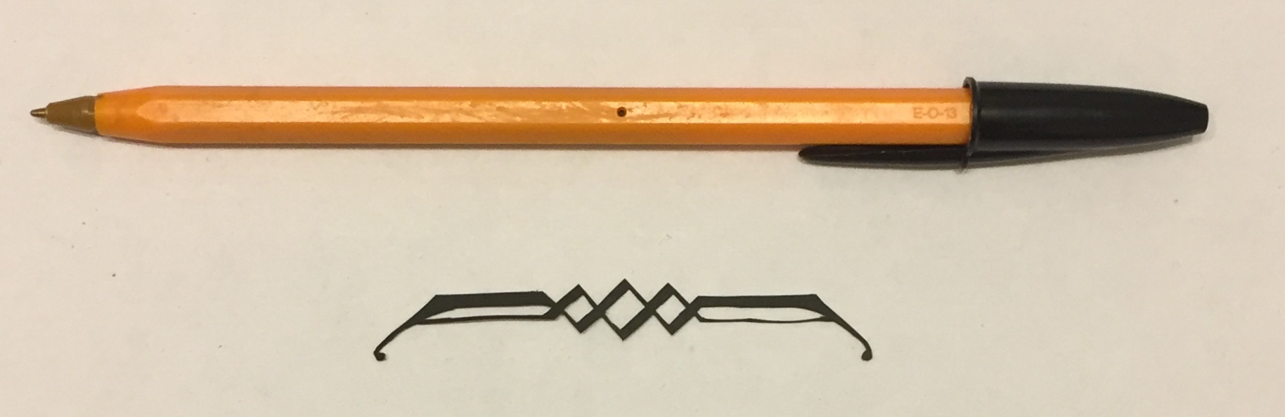 papercut 031 with pen for scale - Kay Vincent LaserSister