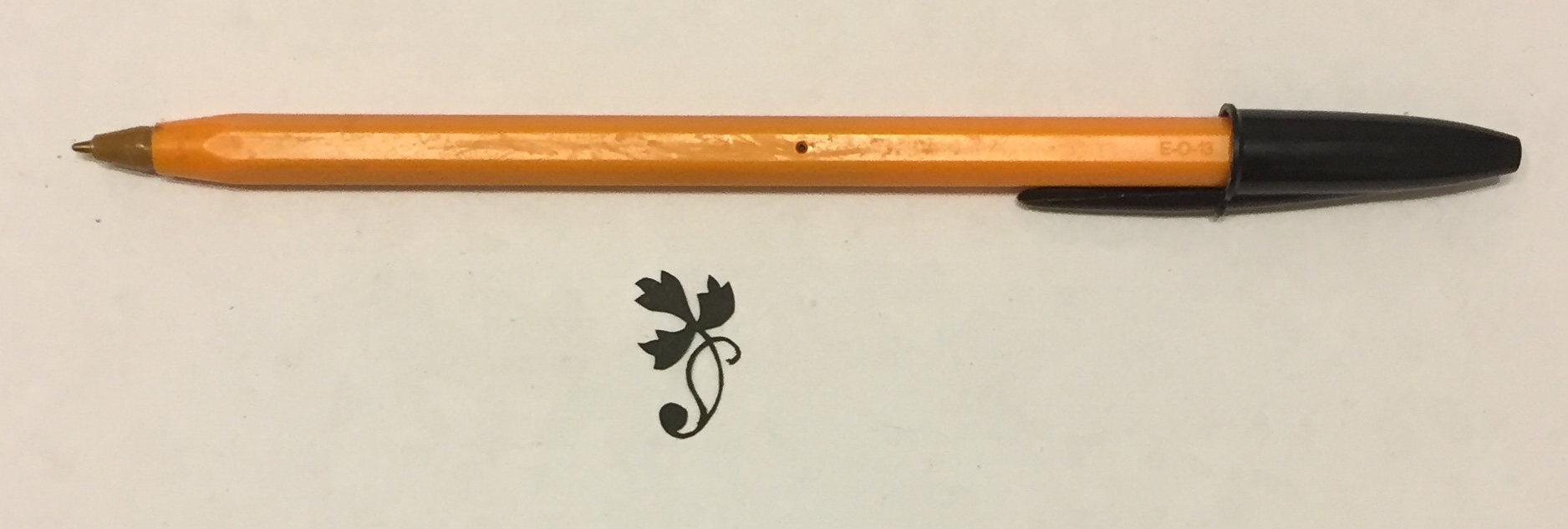 papercut 032 with pen for scale - Kay Vincent LaserSister