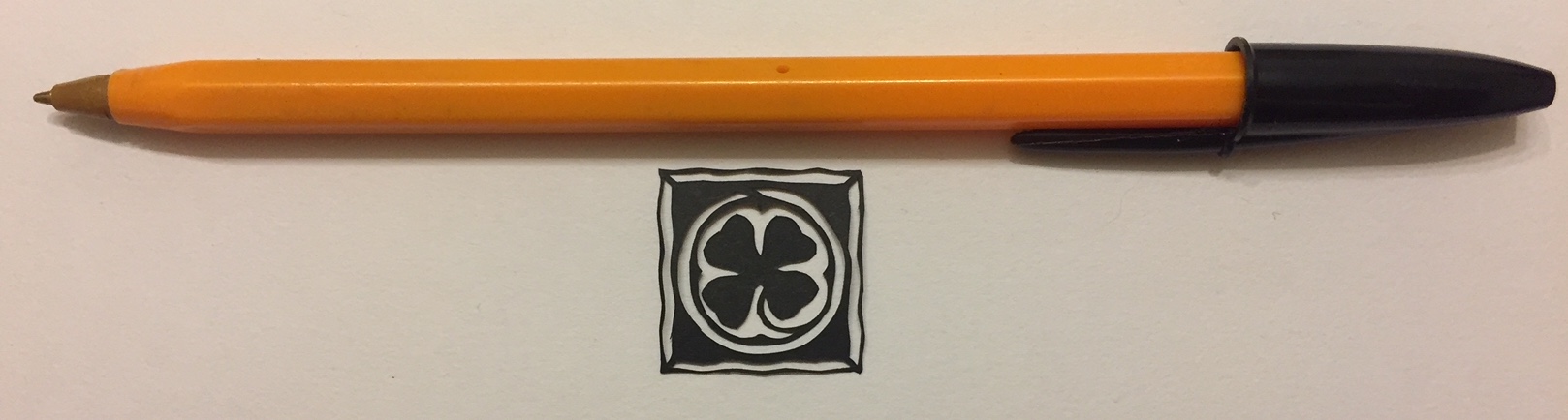 papercut 048 with pen for scale