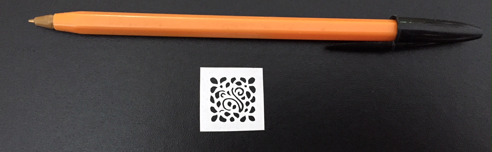 papercut 072 with pen for scale - Kay Vincent - LaserSister