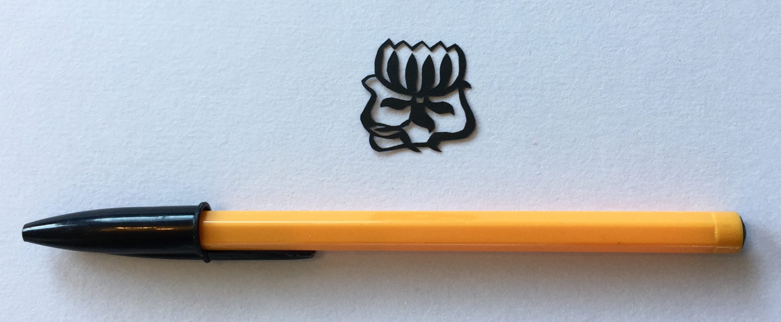 papercut 118 art nouveau flower - LaserSister