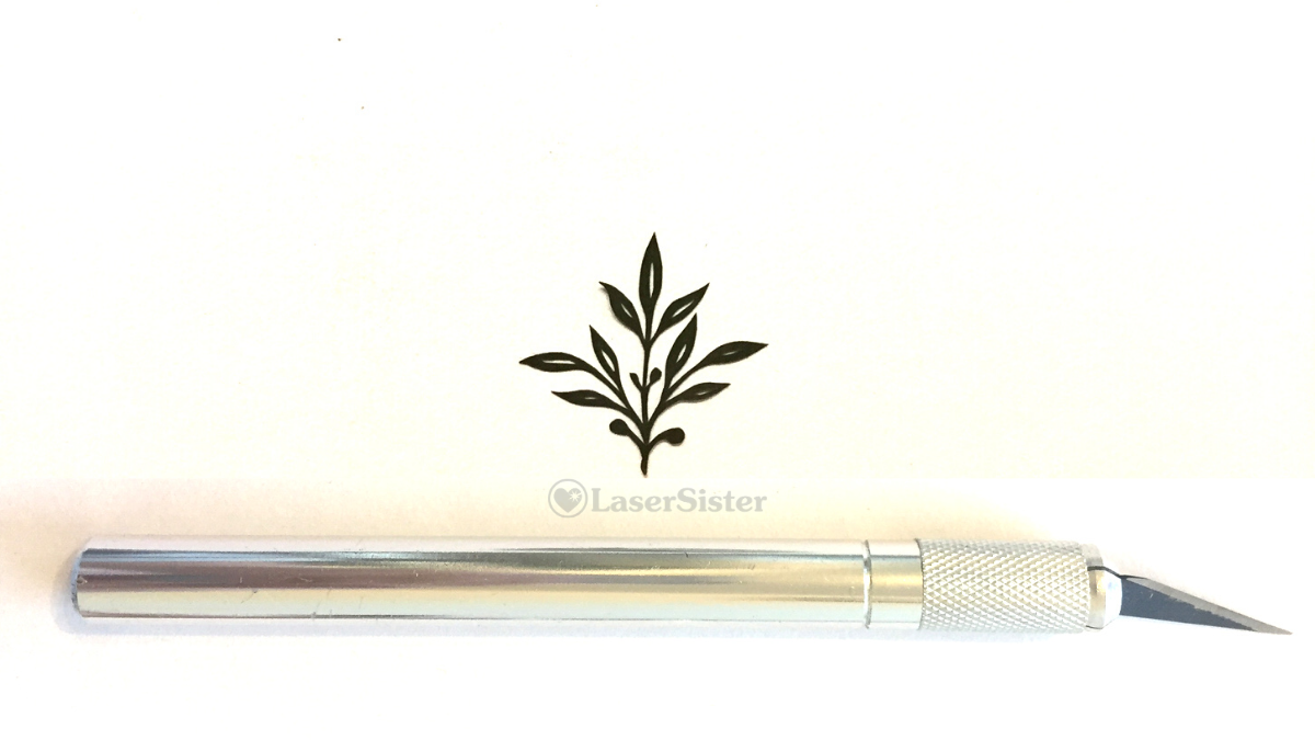 papercut 121 olive leaves - horizontal - LaserSister - KayVincent