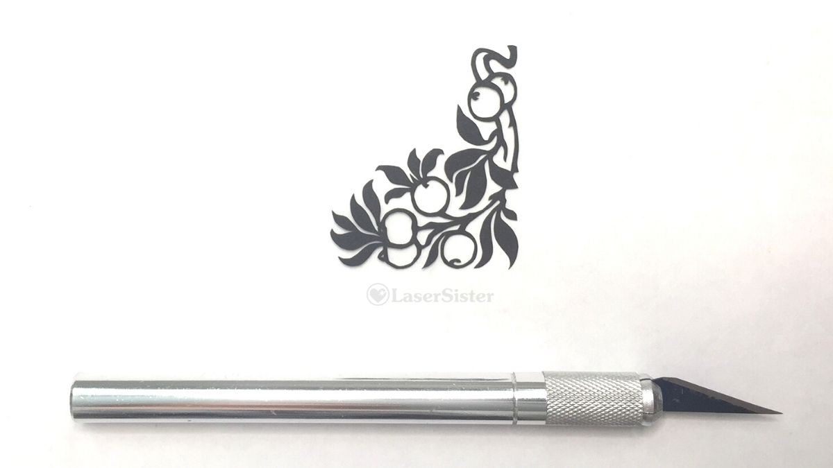 papercut 650 oranges and leaves - horizontal - LaserSister - KayVincent