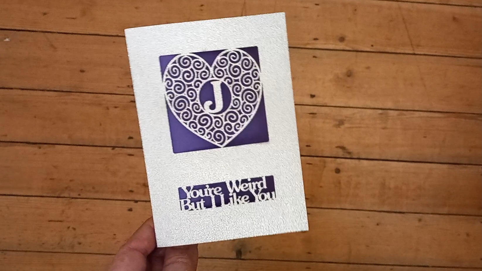 non-mushy valentine card